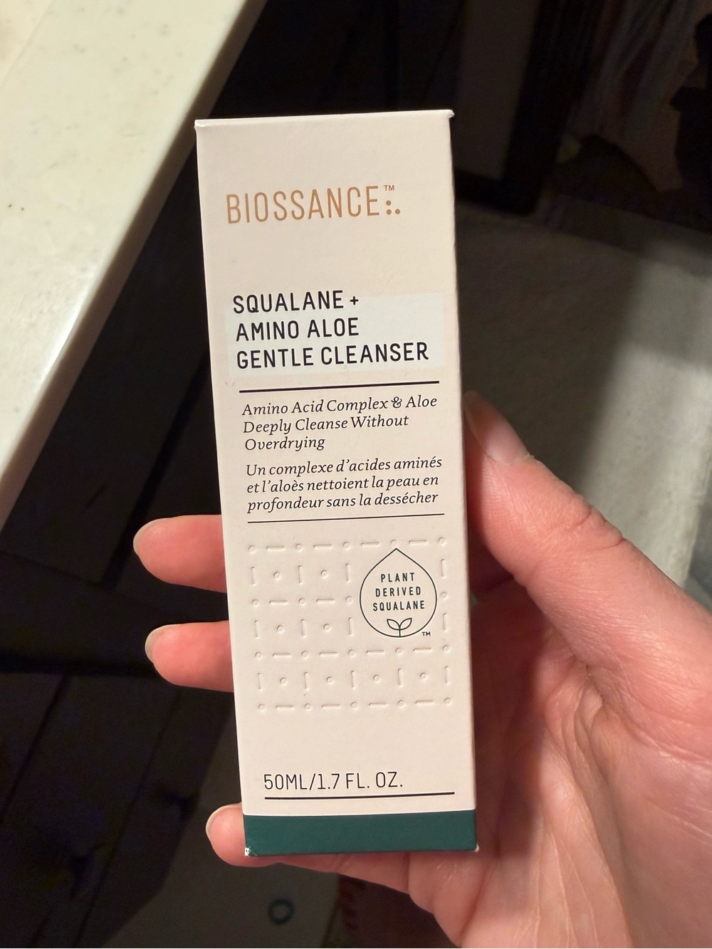 New Biossance cleanser